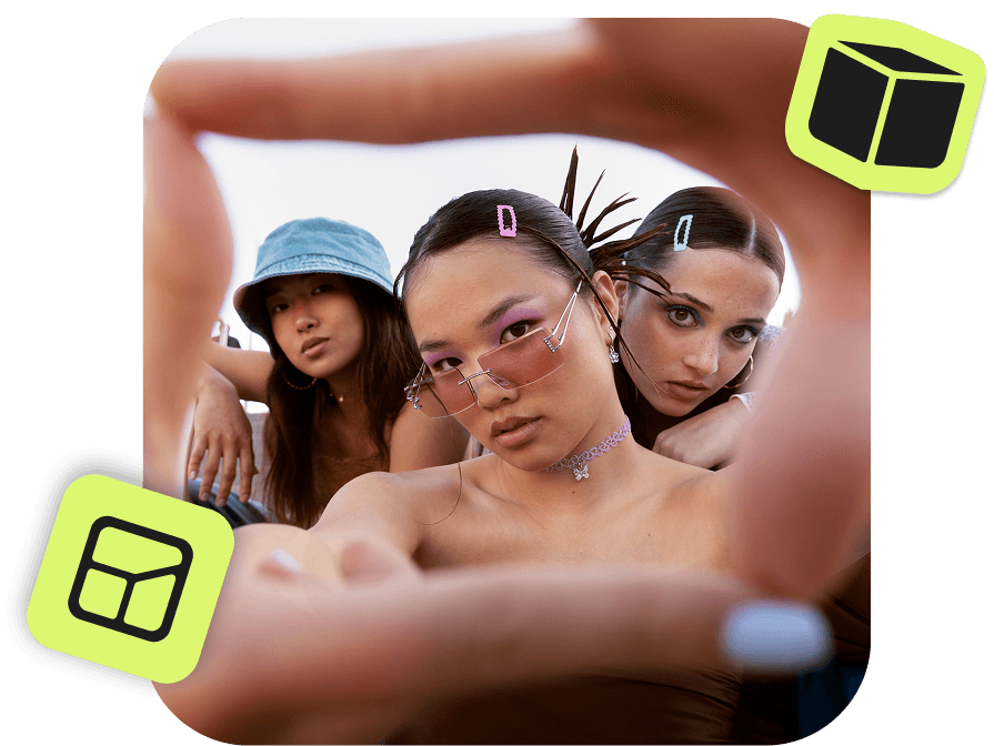 mulheres jovens vestindo moda dos anos 2000